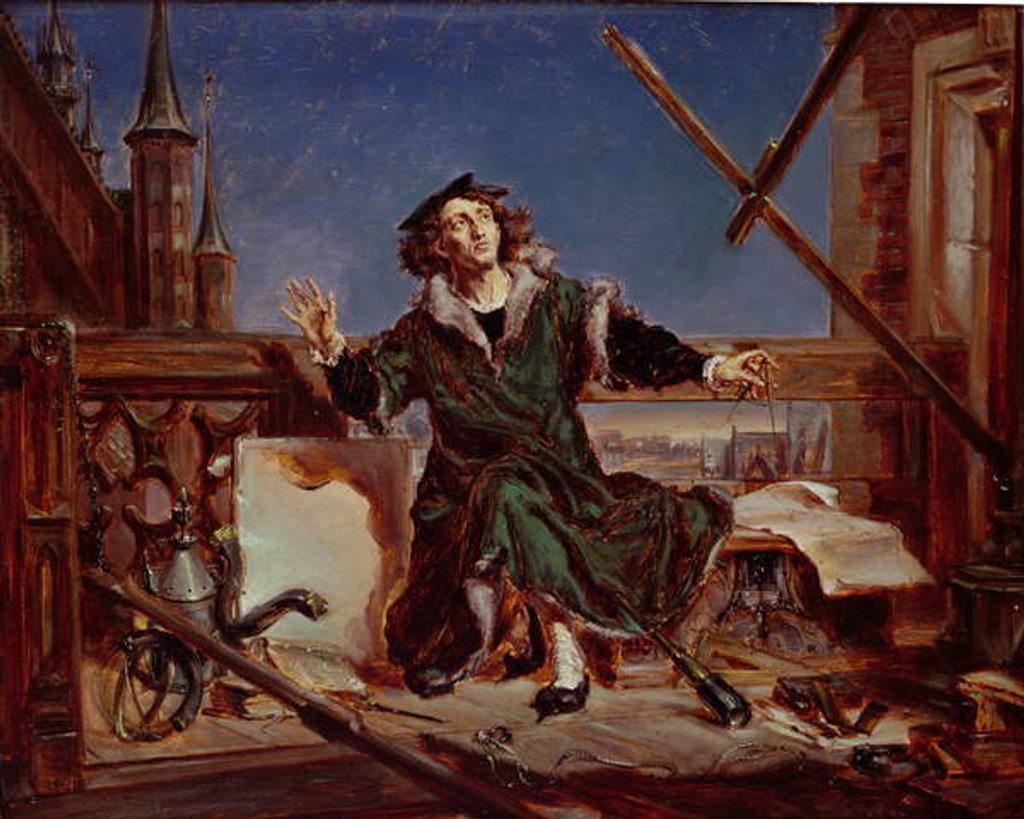 Detail of Nicolaus Copernicus the Astronomer by Jan Matejko