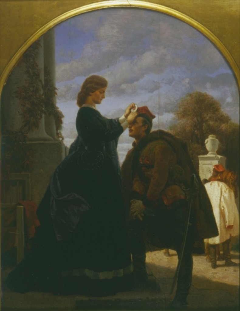 Detail of Farewell by Artur Grottger