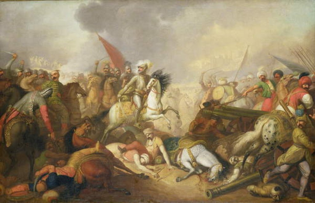 Detail of The Battle of Chocim in 1673, 1876 by Franciszek Smuglewicz
