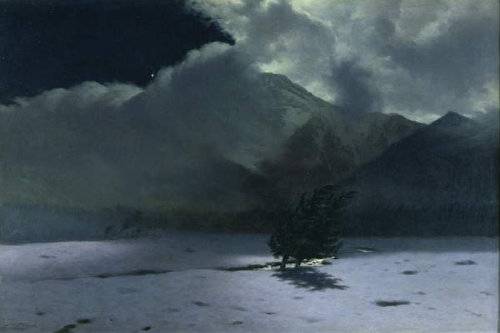 Detail of Wind in the Tatra Mountains, 1895 by Stanislaw Ignacy Witkiewicz