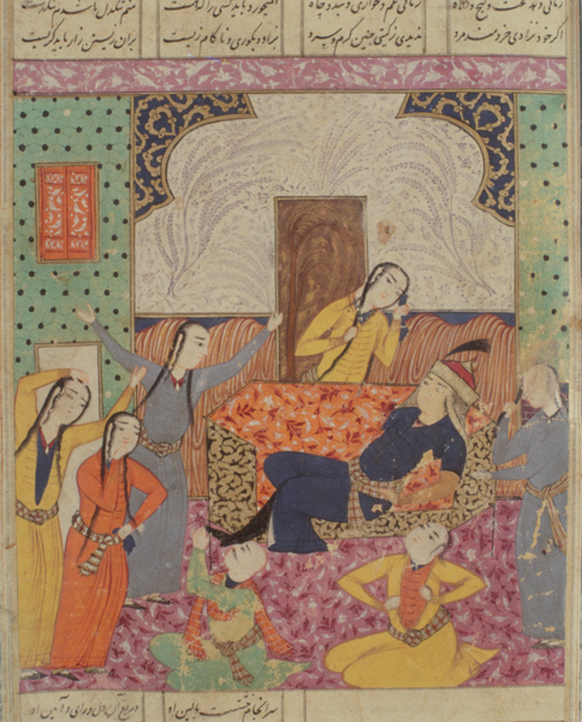 Detail of The Lamentation of Farude by Persian School