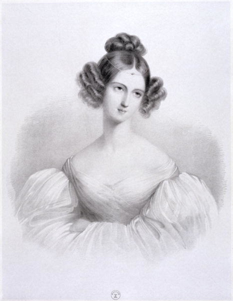 Detail of Delphine Potocka by French School