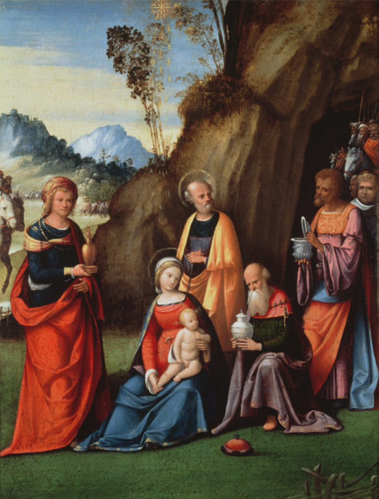 Detail of The Adoration of the Magi, 1513 by Benvenuto Tisi da Garofalo
