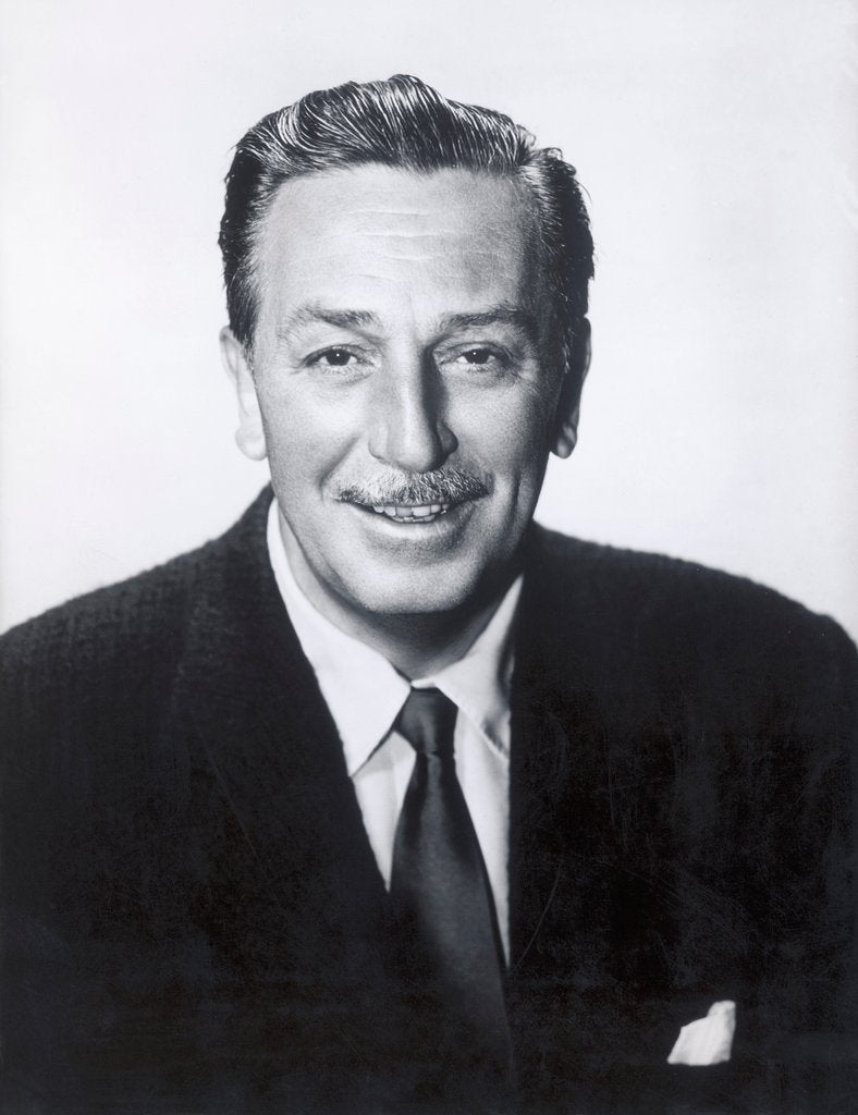 Detail of Portrait of Walt Disney, c.1950 by German Photographer