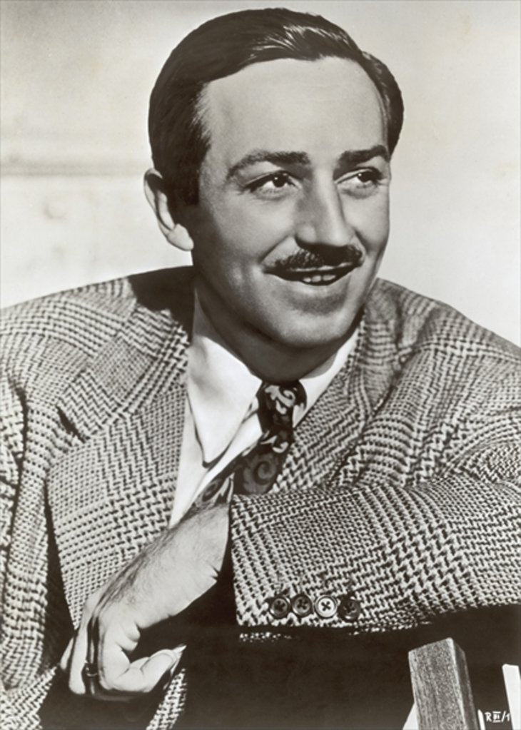 Detail of Portrait of Walt Disney, c.1940 by German Photographer