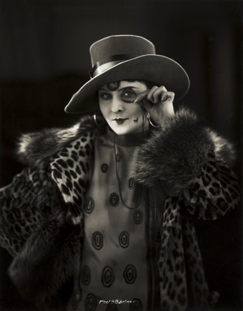 Detail of Portrait of Lilian Harvey in the film 'Die tolle Lola', 1927 by German Photographer