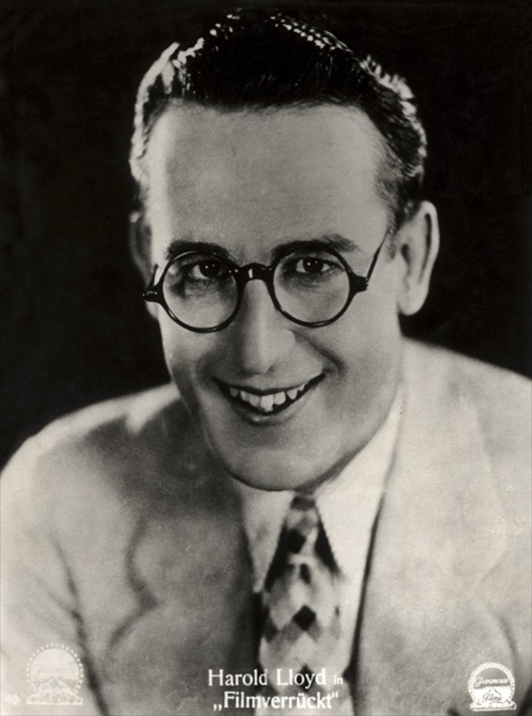 Detail of Portrait of Harold Lloyd from the film 'Movie Crazy', 1932 by German Photographer