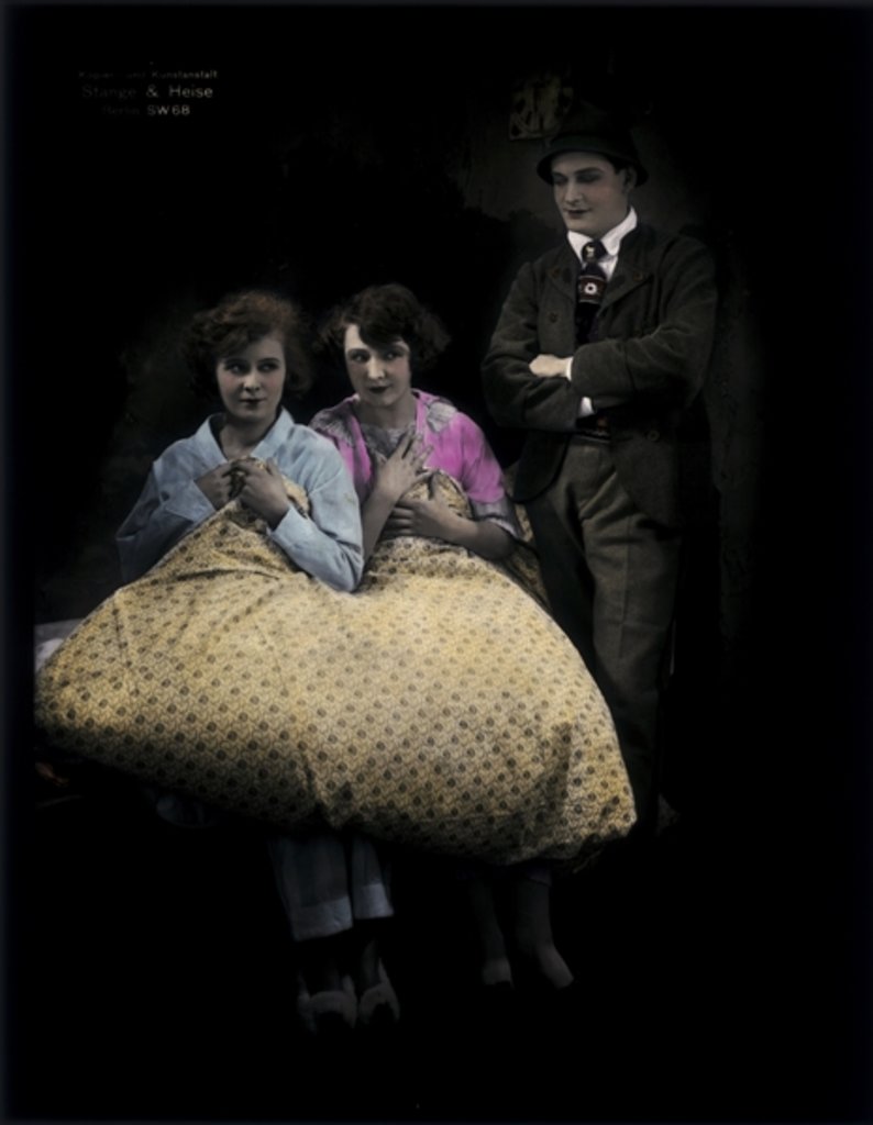 Detail of Still from the film 'Prinzessin Trulala' with Lilian Harvey, Dina Gralla and Harry Halm, 1926 by German Photographer