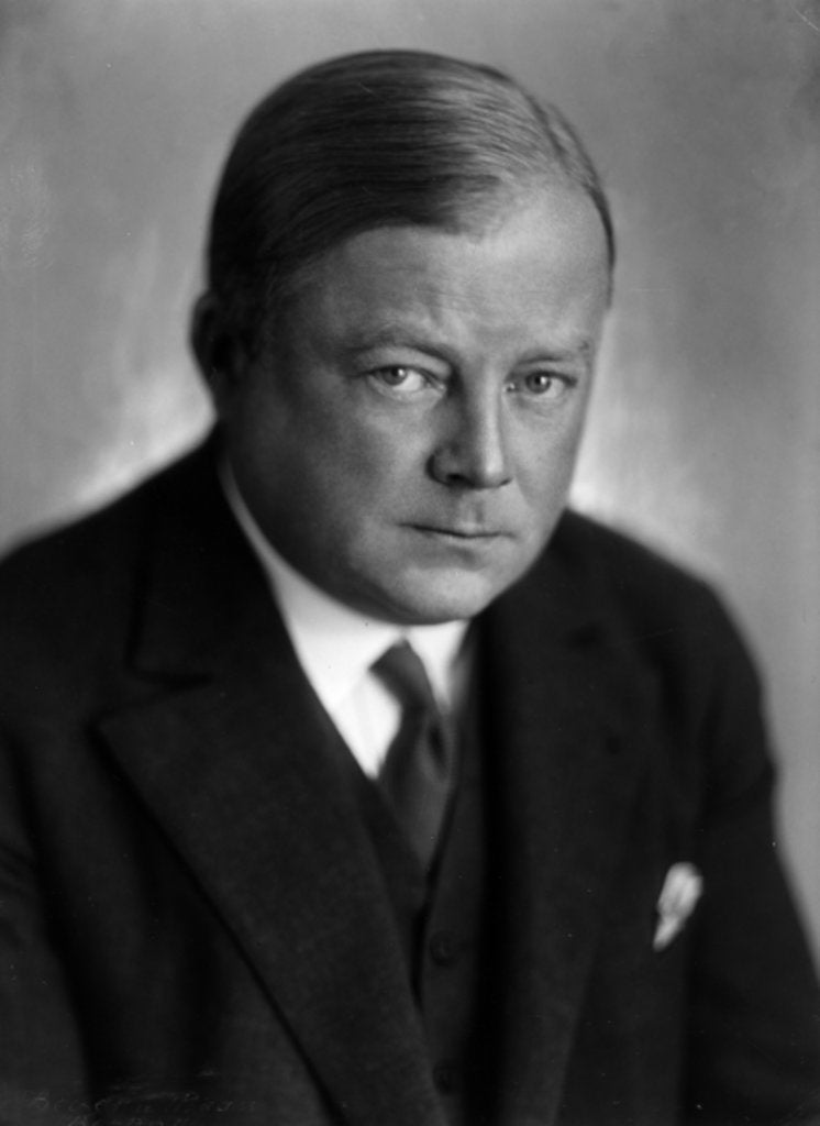 Detail of Portrait of German publisher Ernst Rowohlt by German Photographer
