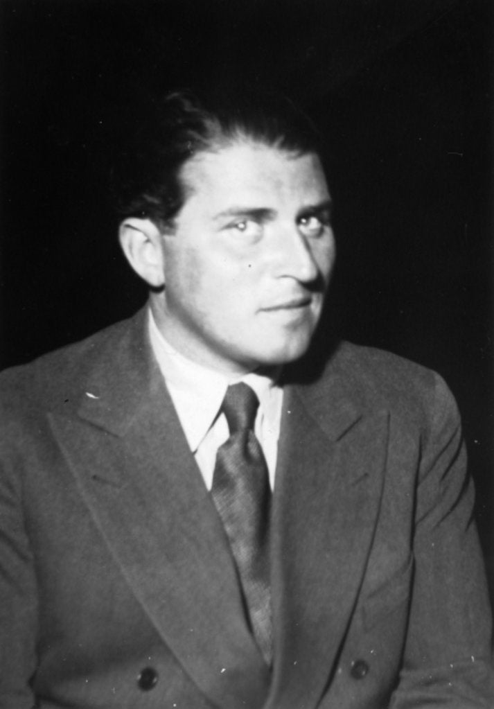 Detail of Portrait of German writer Carl Zuckmayer by German Photographer