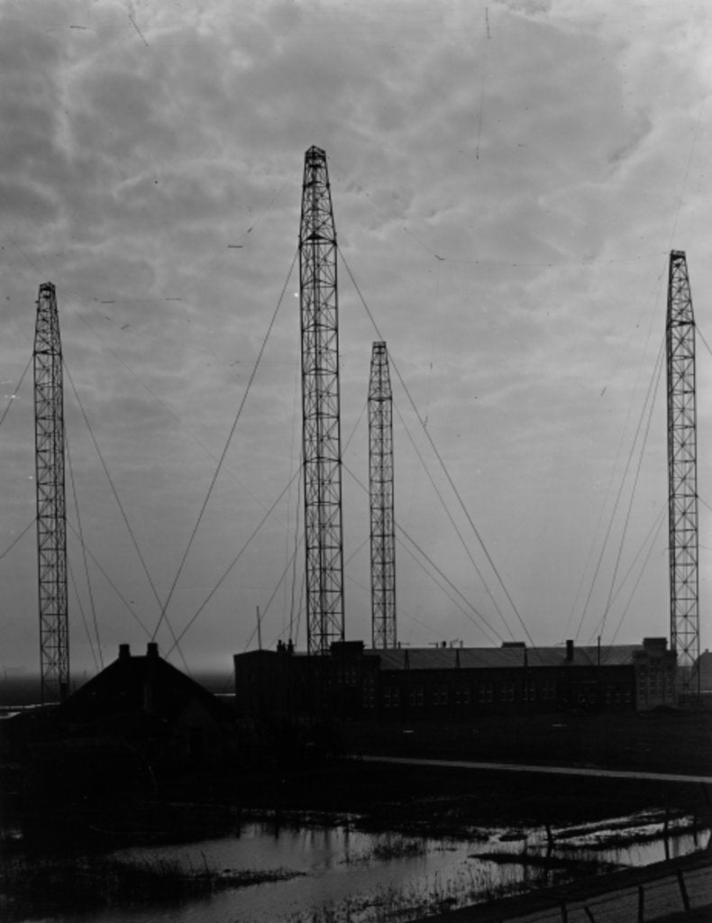 Detail of Radio transmission towers in Germany, c.1933 by German Photographer
