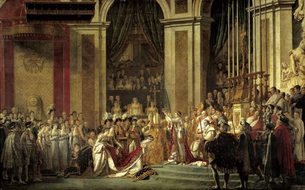 Detail of The consecration of the Emperor Napoleon I and Coronation of the Empress Josephine, 1806 by Jacques Louis David