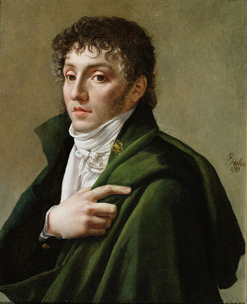 Detail of Portrait of Etienne-Henri Mehul 1799 by Baron Antoine Jean Gros