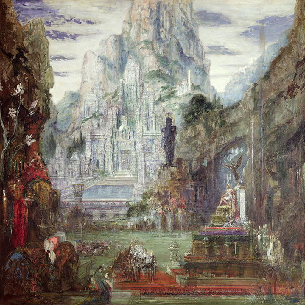 Detail of The Triumph of Alexander the Great by Gustave Moreau