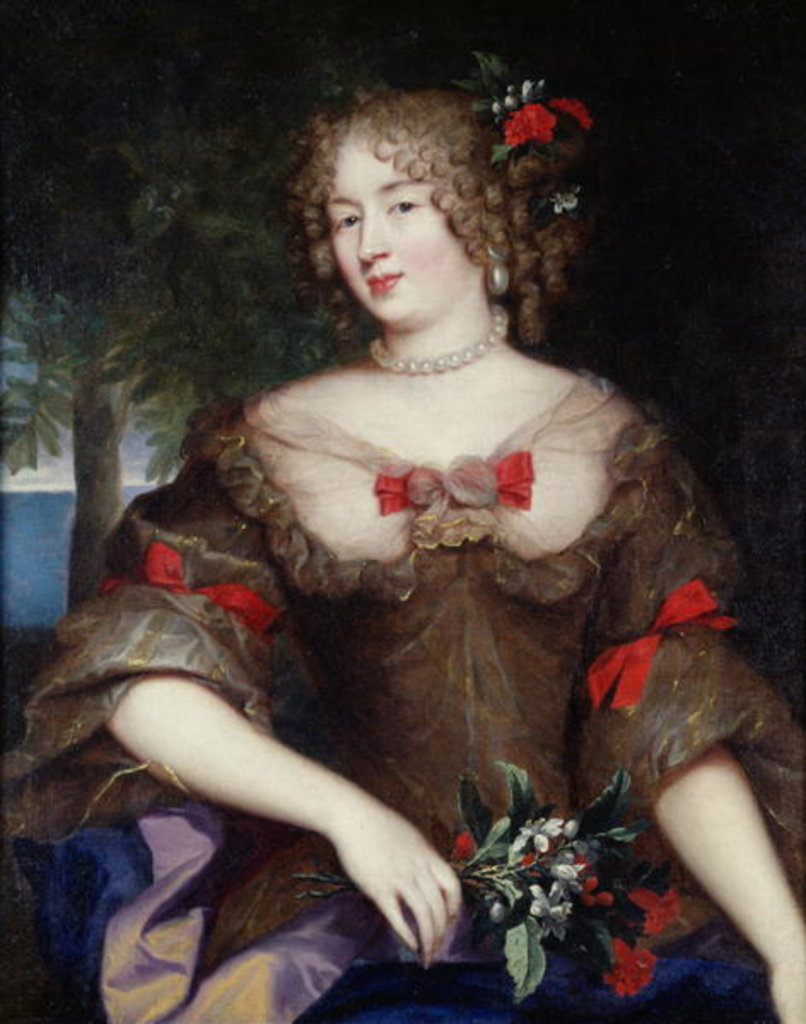 Detail of Francoise de Sevigne Countess of Grignan by Pierre Mignard