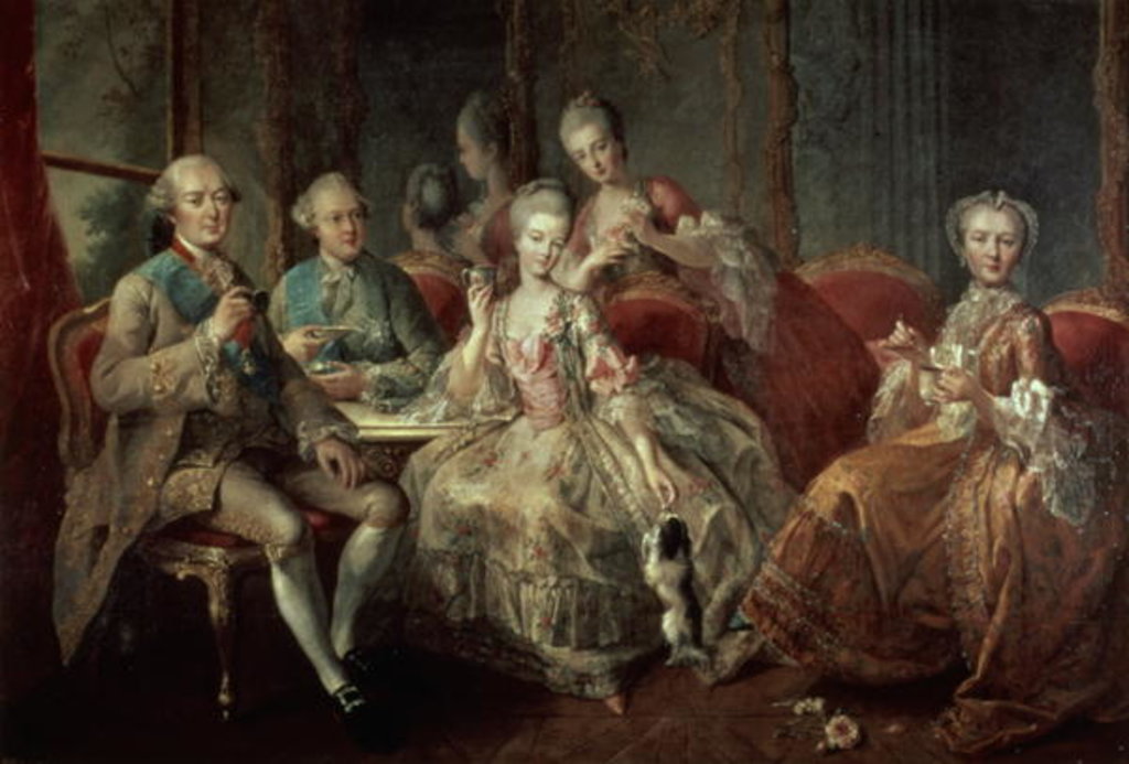 Detail of The Penthievre Family or The Cup of Chocolate, 1768 by Jean Baptiste Charpentier