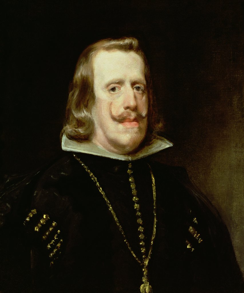 Detail of Philip IV of Spain, c.1656 by Diego Rodriguez de Silva y Velazquez