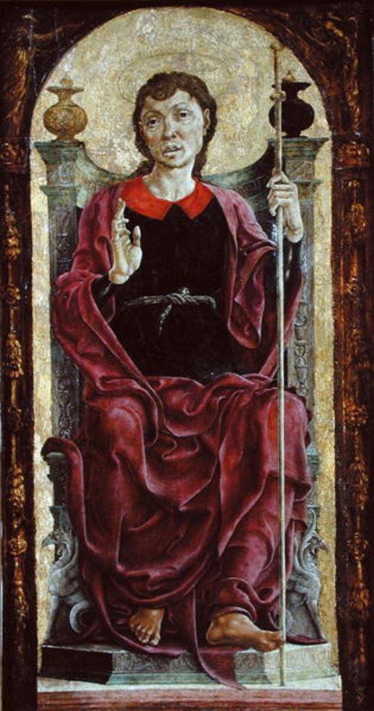 Detail of St. James by Cosimo Tura