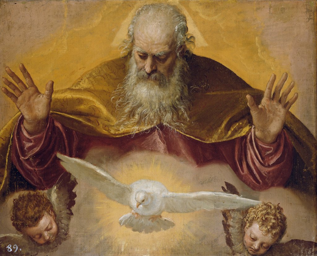 Detail of The Eternal Father, 16th century by Veronese