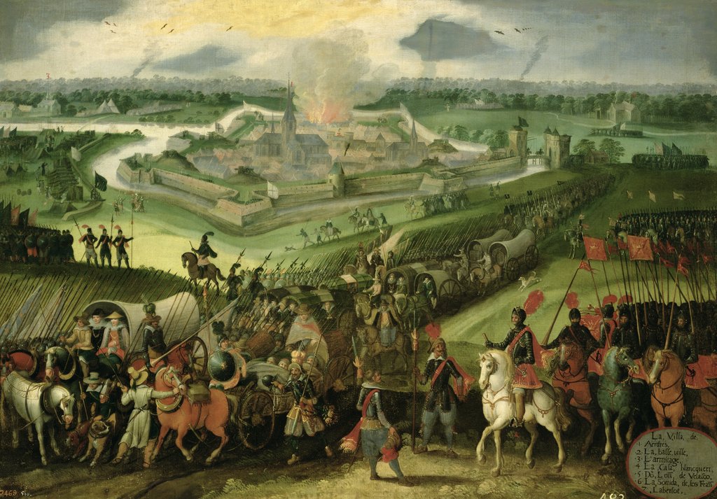 Detail of The City of Aerdres by Flemish School
