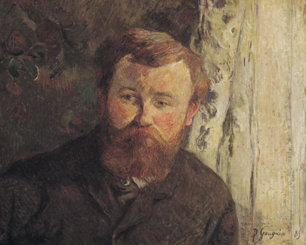 Detail of Portrait of Achille Granchi Taylor, 1885 by Paul Gauguin