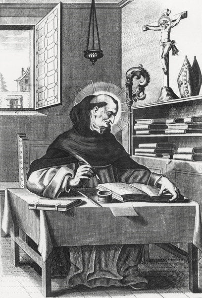 Detail of Albertus Magnus by French School