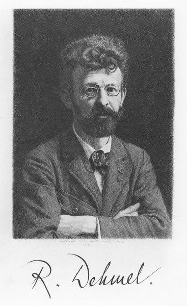 Detail of Richard Dehmel by German School