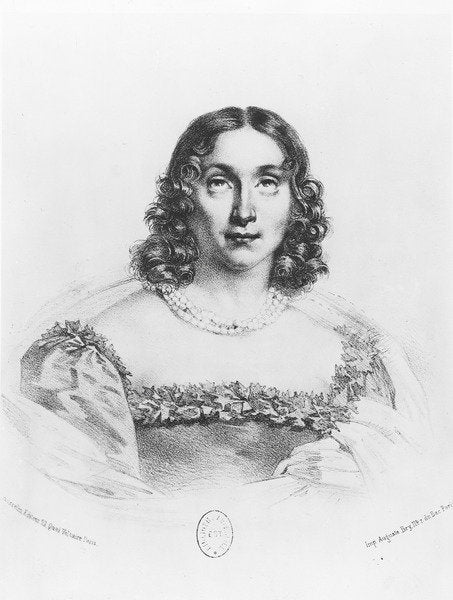 Detail of Marceline Desbordes-Valmore by French School