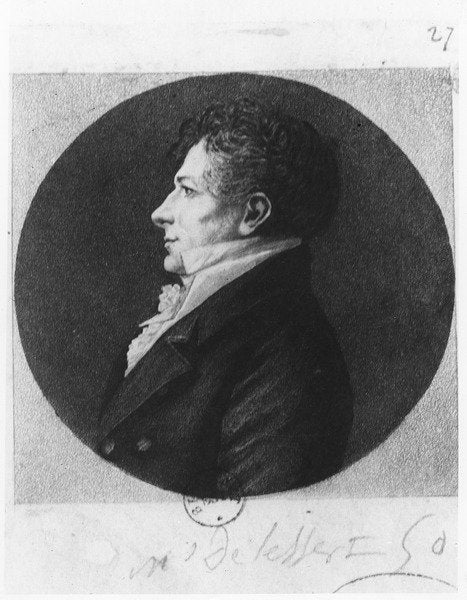 Detail of Benjamin Delessert by Edme Quenedey