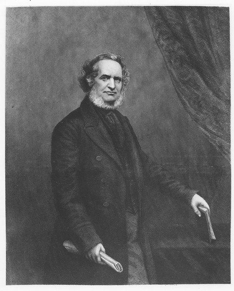 Detail of Edward Stanley, Earl of Derby by Daniel John. Pound