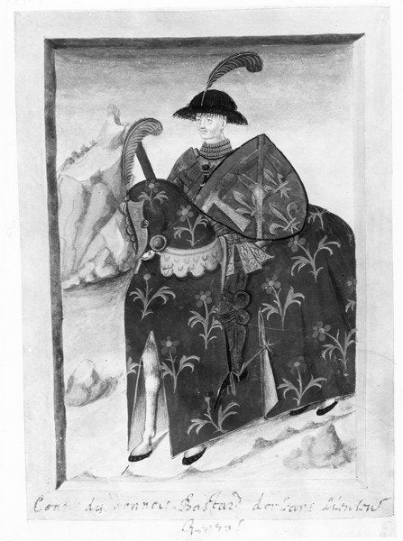 Detail of Jean de Dunois, the Bastard of Orléans by French School