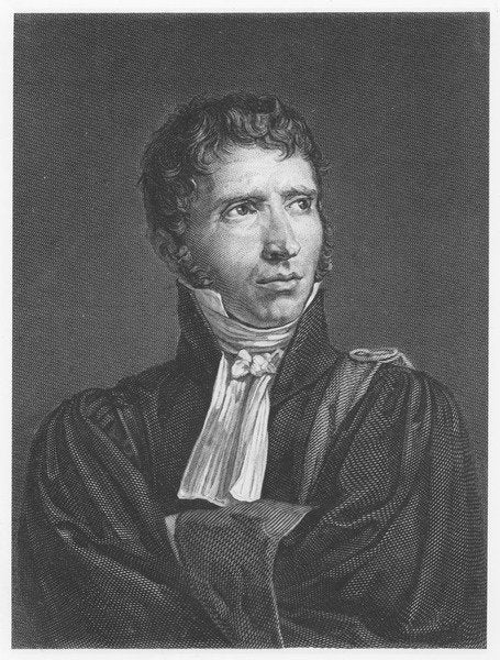 Detail of André Marie Jean Jacques Dupin by French School