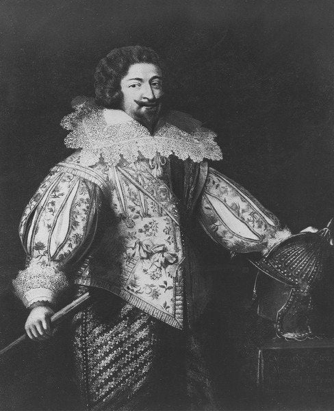 Detail of Antoine Coeffier, Marquis d'Effiat by French School