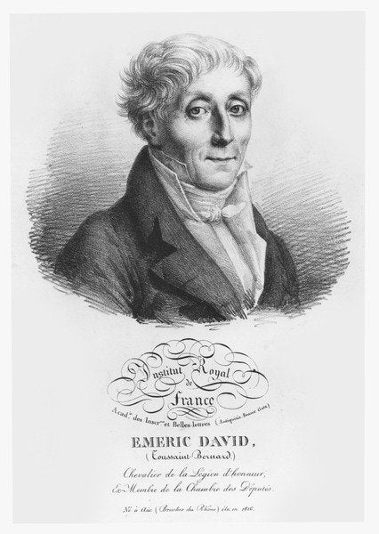 Detail of Emeric David by French School
