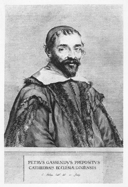 Detail of Portrait of Pierre Gassendi by Claude Mellan