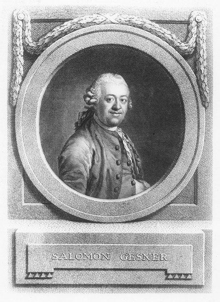 Detail of Salomon Gesner by French School