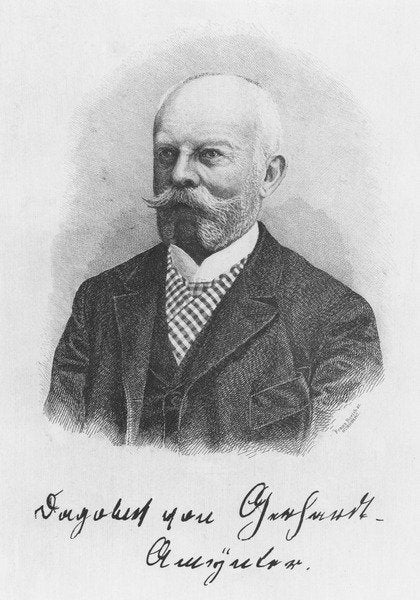 Detail of Dagobert von Gerhardt by German School