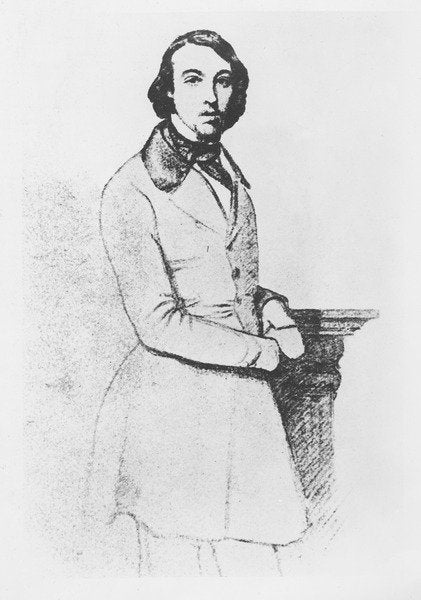 Detail of Portrait of Comte de Gobineau by German von Bohn