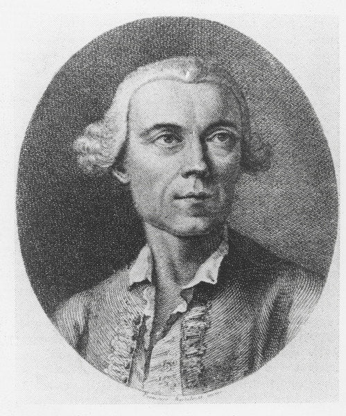 Detail of Portrait of Carlo Gozzi by Francesco Bartolozzi