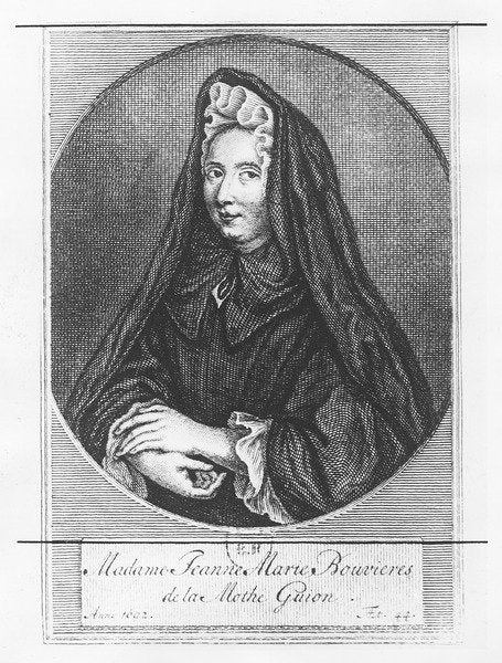 Detail of Madame Guyon, 1692 by French School