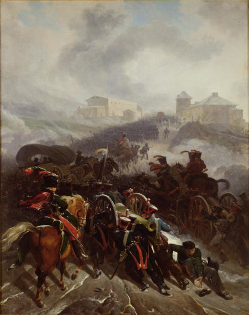 Detail of The French Army Crossing the Sierra de Guadarrama, Spain, December 1808, 1812 by Nicolas Antoine Taunay