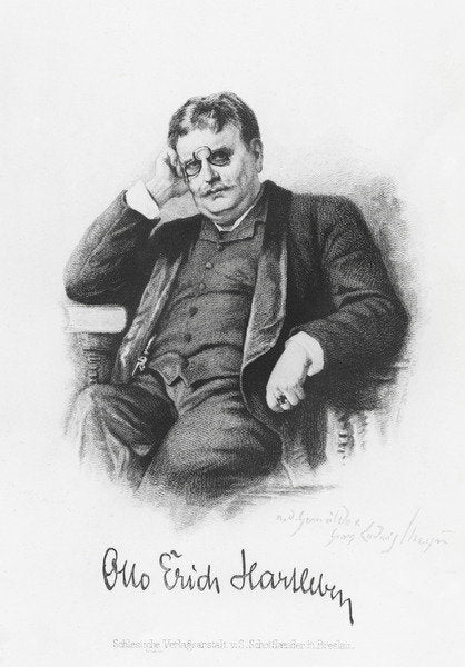 Detail of Otto Erich Hartleben by German School