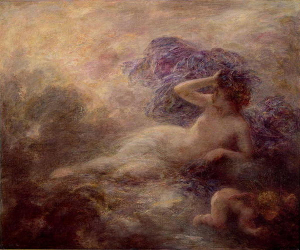 Detail of Night, 1897 by Ignace Henri Jean Fantin-Latour