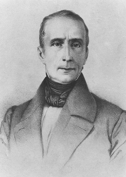 Detail of Alphonse de Lamartine, 1848 by French School