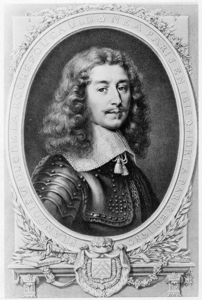 Detail of Portrait of the Duc de la Rochefoucauld by Tony Goutiere