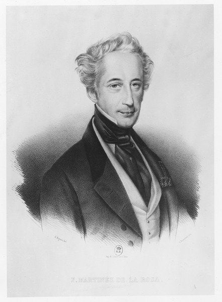 Detail of Francisco Martinez de la Rosa by French School