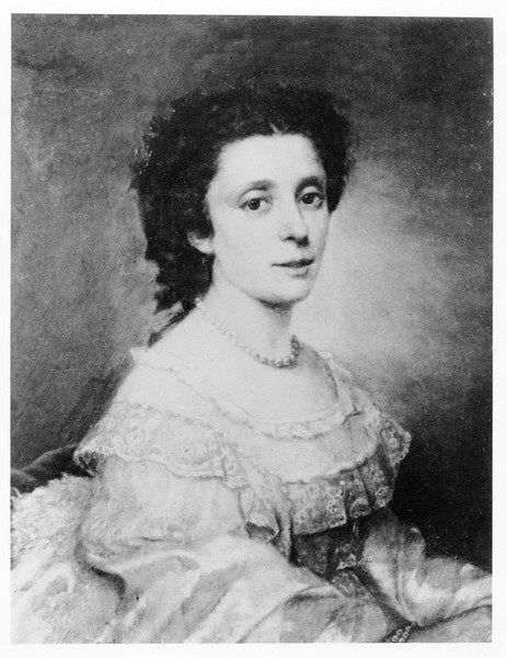 Detail of Madame Jules Michelet by French School