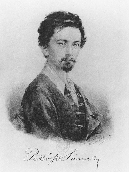 Detail of Sandor Petofi by French School