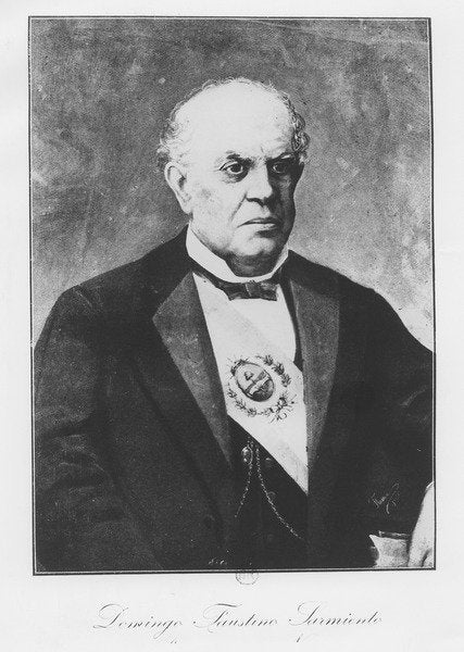 Detail of Domingo Faustino Sarmiento by French School