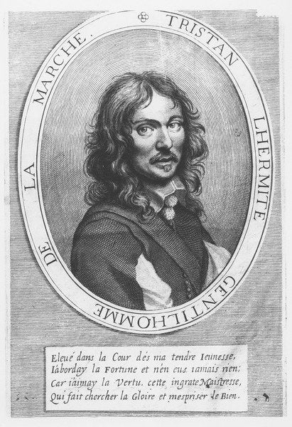 Detail of Tristan l'Hermite by Pierre Daret